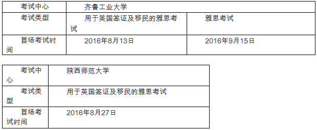 关于用于英国签证及移民的雅思考试和雅思考试